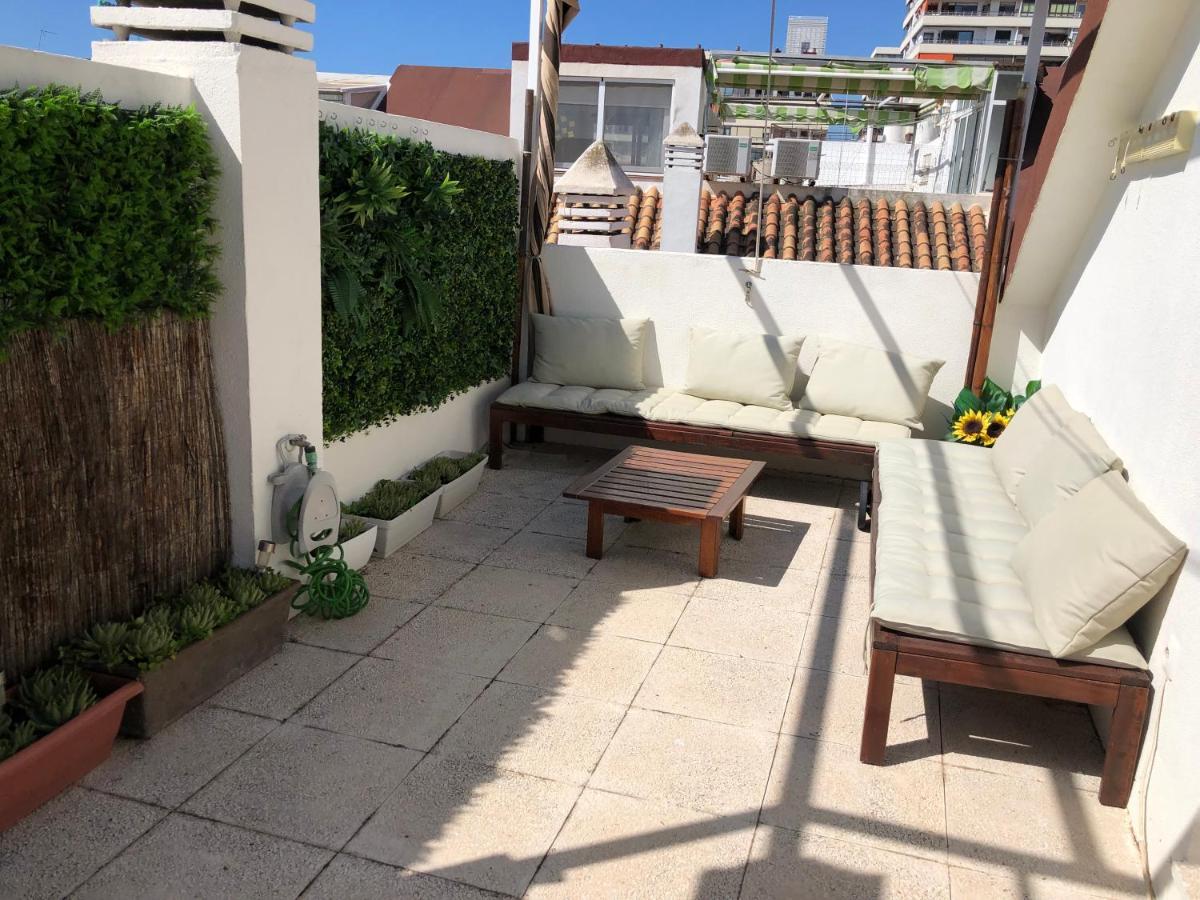 El Cortijuelo. Magnificent Triplex Terraced House With Rooftop Of 18M2, Overlooking The Sea. Parking Torremolinos Extérieur photo